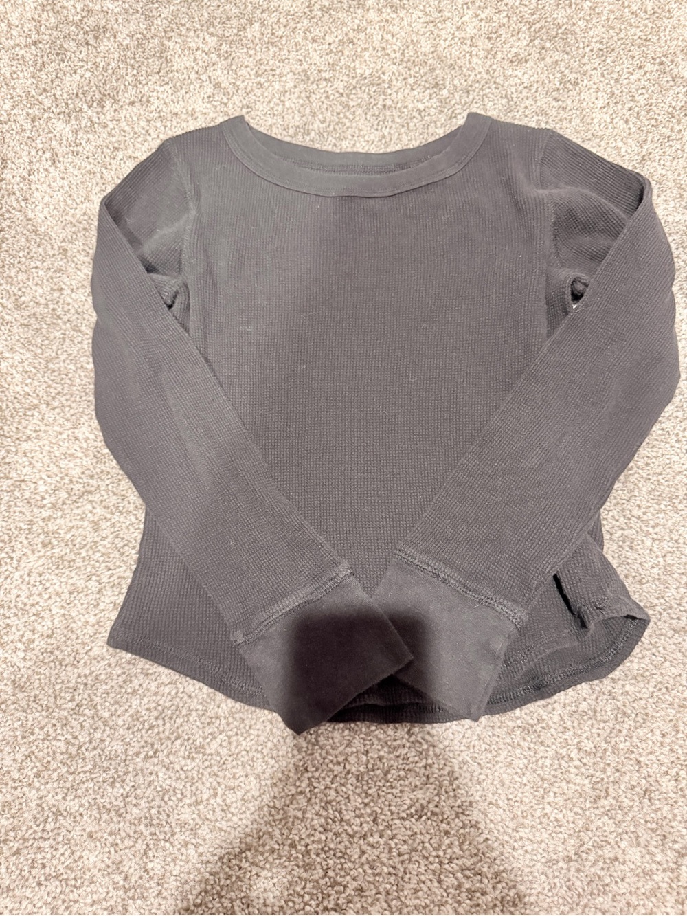 Girls Old Navy Long Sleeve Black Shirt Size XL(14-16)